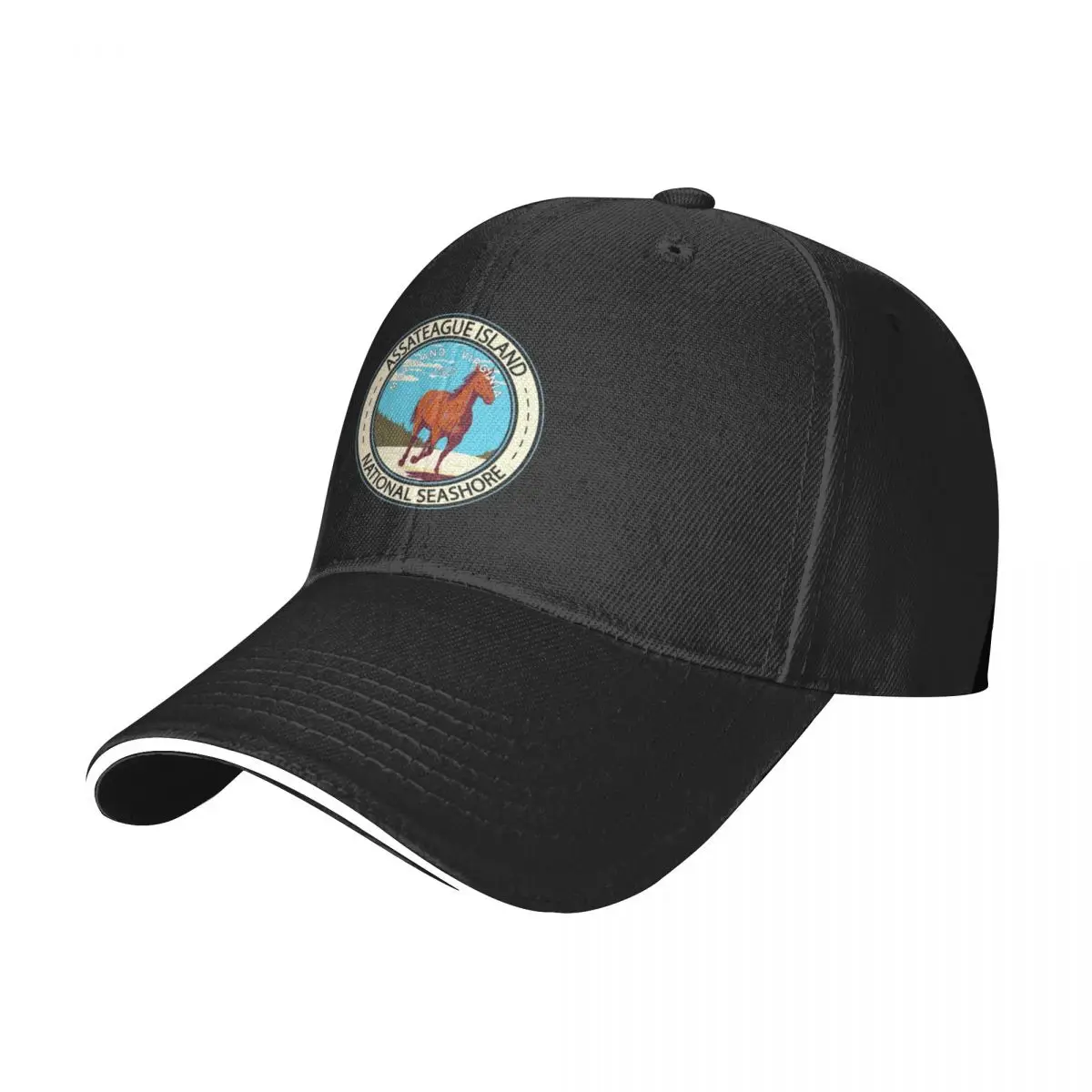 Assateague Island National Seashore Badge Baseball Cap Dropshipping Hood party Hat Horse Hat Golf Women Men's