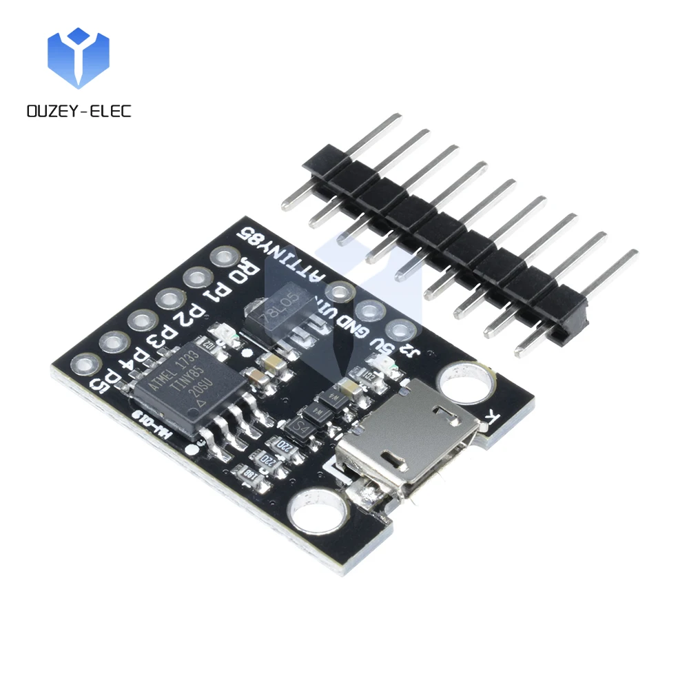 Attiny85 mcu Mikro controller Entwicklungs platine Micro-USB-Schnitts telle Mikro controller für Arduino i2c USB-ATTINY85-20PU-Platine