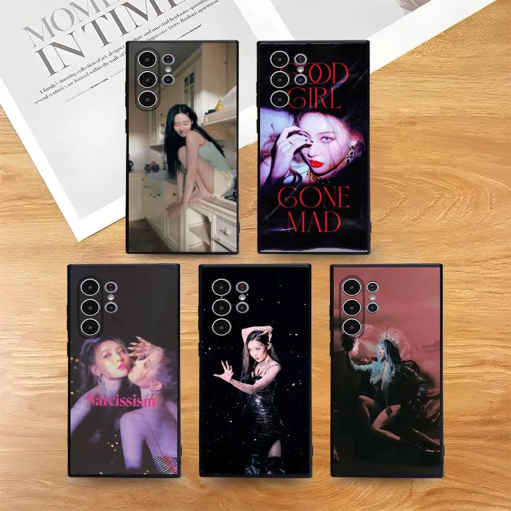 เคสโทรศัพท์ซันมี นักร้องเคป๊อปเกาหลี สำหรับโทรศัพท์ซีรีส์ S รุ่น S21 S22 S23 S24 S25 FE Plus Ultra วัสดุ TPU นุ่ม สัมผัสนุ่มสบายผิว