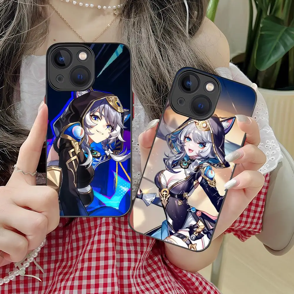

Чехол для телефона Honkai Star Rail Cipher для iPhone 17, 16, 15, 14, 13, 12, 11 X XR XS 8 7 Air Pro Max Plus Mini, красочный силиконовый чехол