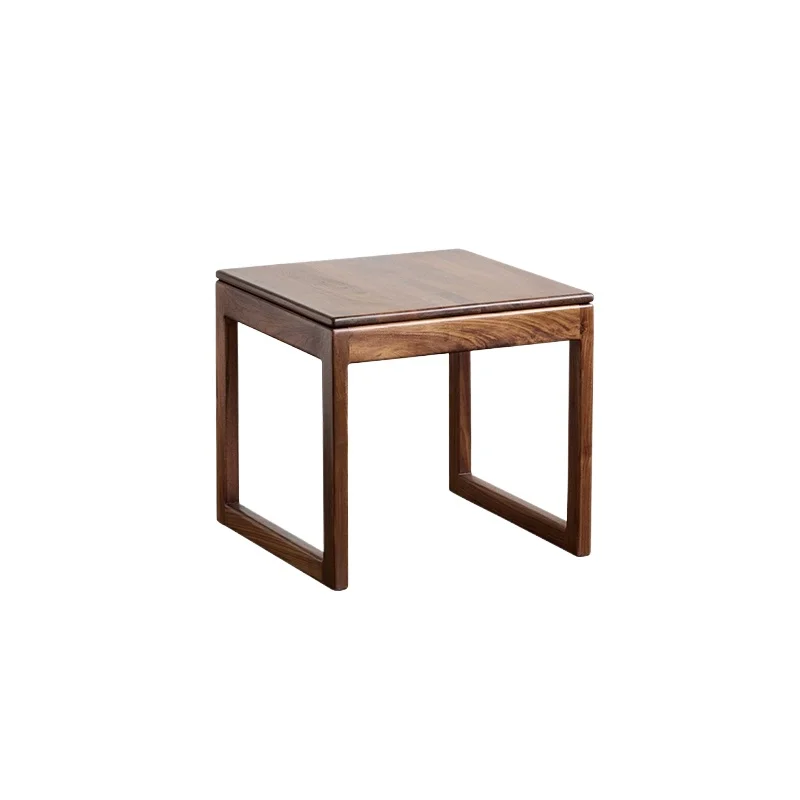 

North American black walnut sofa side few household living room entrance simple corner few all solid wood coffee table