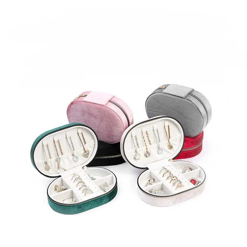 

1/2pcs Oval Jewelry Storage Box Jewelry Storage Box Suitable for Storing Rings Earrings Necklaces and Can Be Used As A Gift Box
