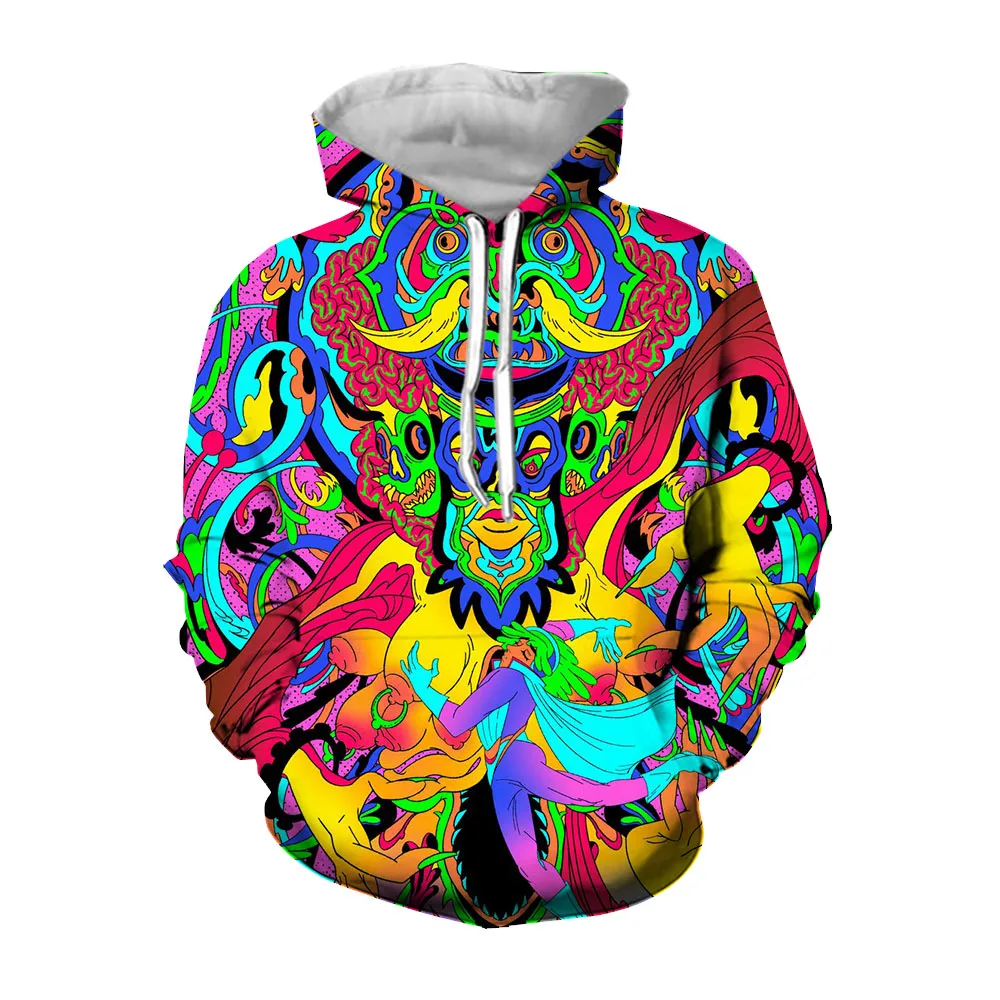 

Jumeast 3D Psychedelic Art Printed Men Hoodies Aesthetic Abstract Graphic Kangaroo Pocket Hoody Harajuku Fashion Drip Clothing