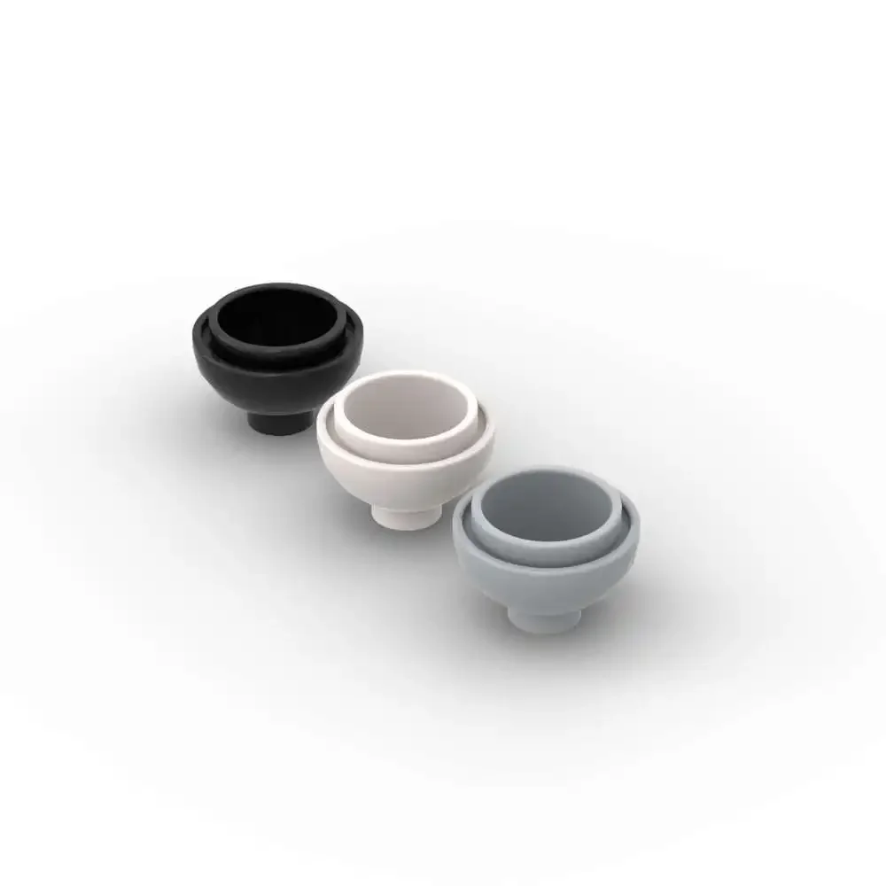 MOC 10PCS Puzzle Particle 15395 Round 2x2 Building Blocks Kit Dome Bottom House Bricks Idea Toy Birthday Kid Gift Dropshipping