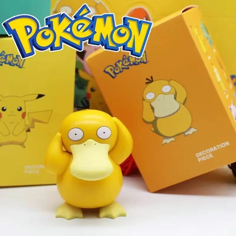 Boîte aveugle Pokemon-Kawaii Pikachu écureuil Psycanard figurines d'action à collectionner ornements de bureau poupées cadeaux pour enfants en gros