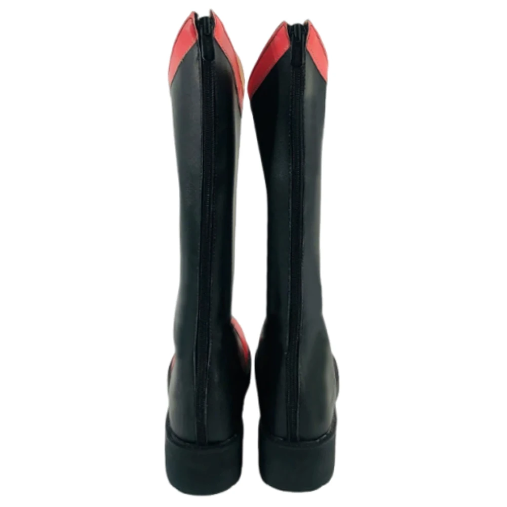 Blitzo Stiefel Cosplay Schuhe Cartoon Helluva Cosplay Bosses Disguise Kostüme Zubehör Männer Leder Stiefel Halloween Schuhe