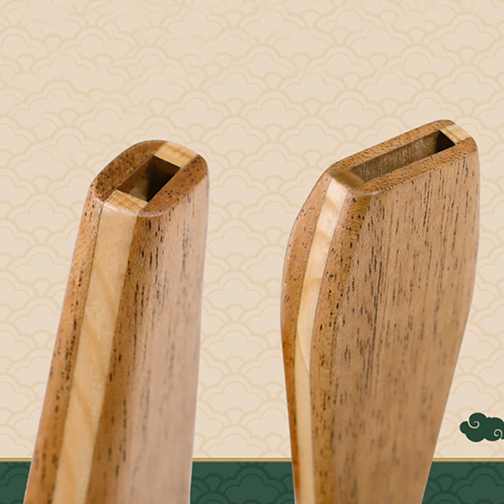 

1 set 1 Set Of Wooden Kazoo Lightweight Portable Musical Instrument For Guitar Accompaniment Easy To Play Beginner Starter Adult