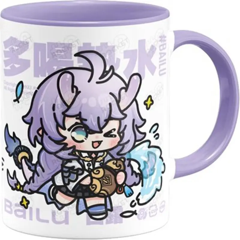 Игра Honkai звезда рельс Аниме Мода Bailu керамика молочная чашка подарок на день рождения Рождественские подарки Хэллоуин № 9 кружка