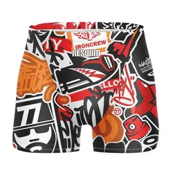 Summer Swimming Trunks Men's Swim Jammer Surf Shorts Endurance Athletic Training Swimsuit Pants GYM Swimwear Beach Tights Shorts