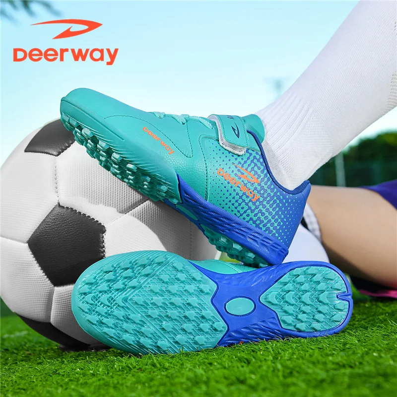 

New Kids Soccer Shoes Breathable Turf Studs for Boys Girls Primary School Students Professional Training & Match Footwear