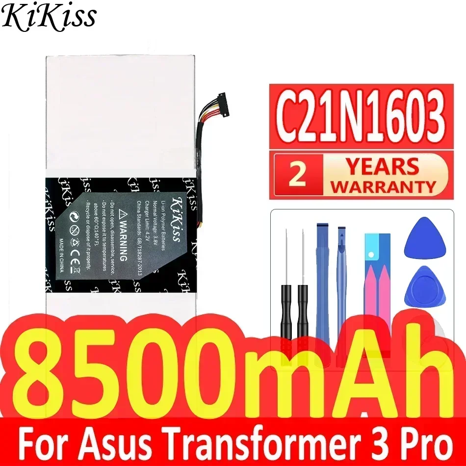 KiKiss Battery 8500mAh C21N1603 For Asus Transformer 3 Pro T303UA T303UA-0053G6200U T303UA-GN050T Transformer3 Pro 3Pro