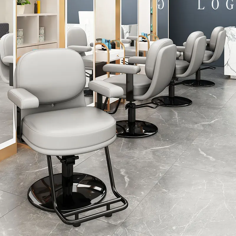 

Barbershop Hair Salon Barber Chairs Speciality Perm Hair Dyeing Shave Barber Chairs Ergonomic Comfort Salon Furniture Silla FYBC