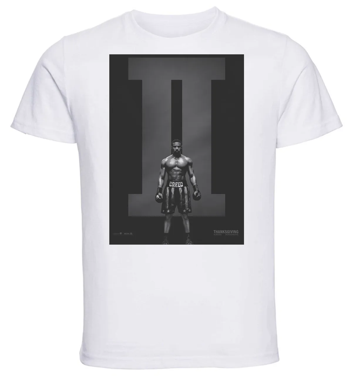 T-shirt Unisex White Playbill Film Creed 2 Teaser