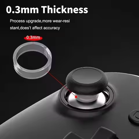 Anti-scratch Protection Ring Invisible Elastic Rubber Joystick Protectors for Steam Deck/PS5/PS4/Rog Ally Controller Accessories