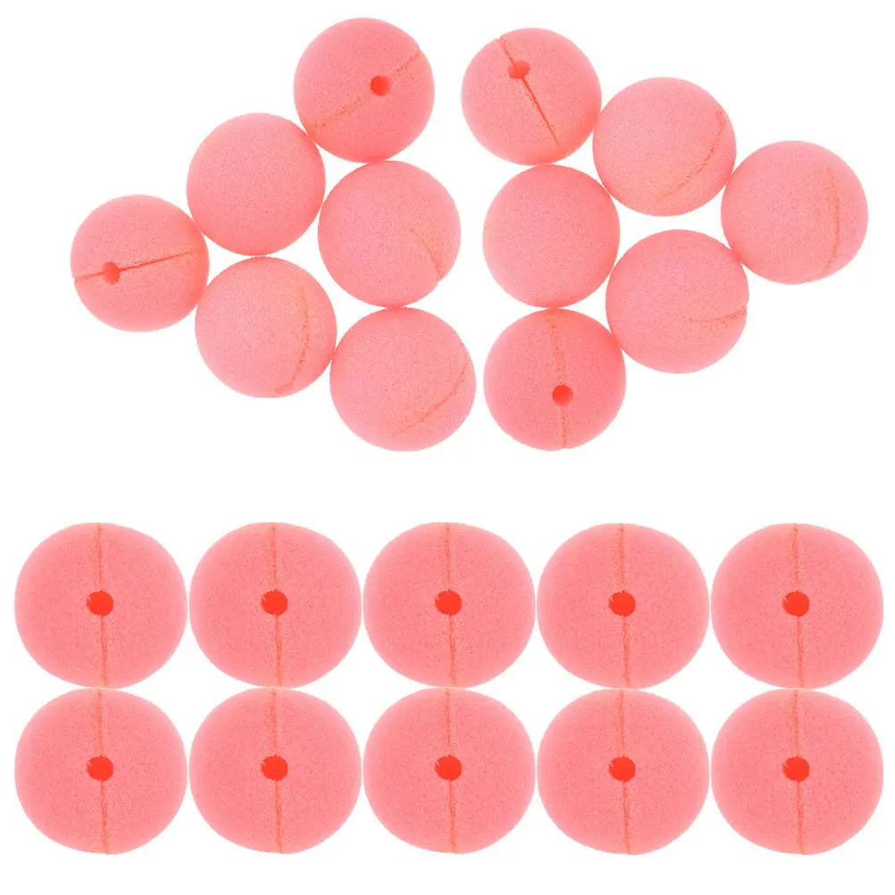 

40Pcs Clown Nose Props Bright Color Sponge Noses Lightweight Reusable Washable for Halloween Carnival Cosplay Party Circus