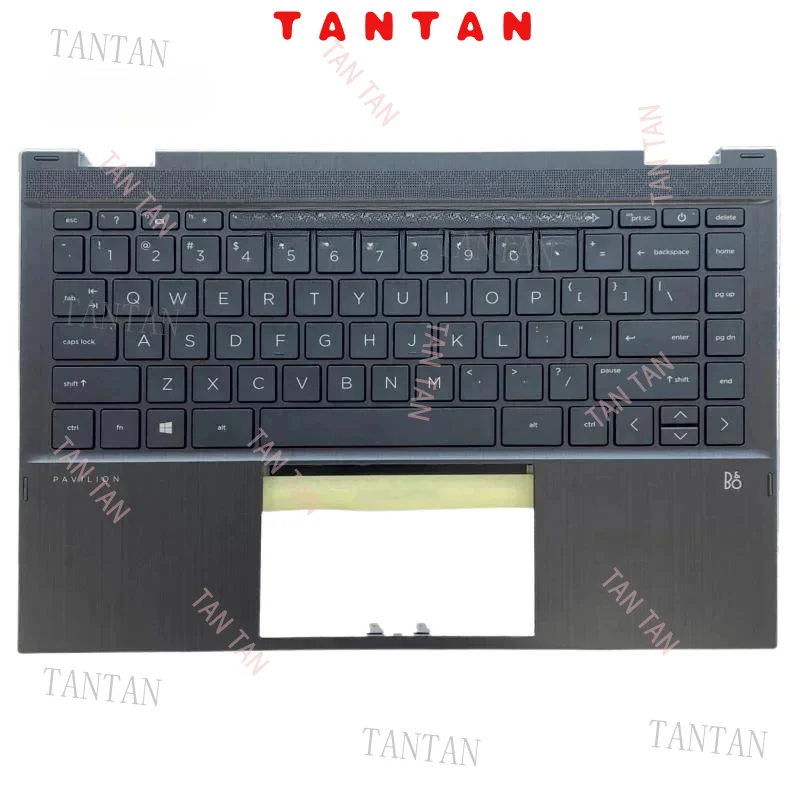 

GK L96524-001 black brand new original top cover upper case laptop for HP Pavilion x360 14-dw with keyboard 6070b1744903 TAN