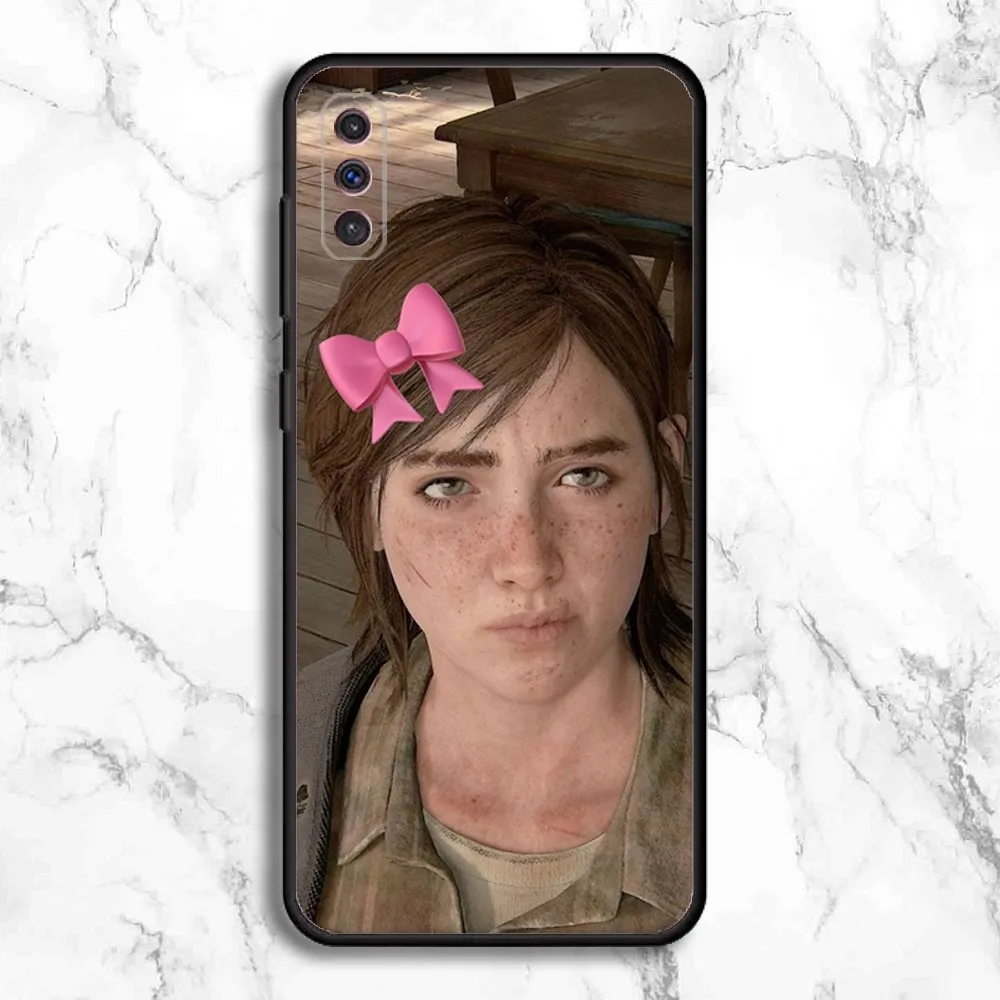 The L-Last of U-Us Ellie Game Phone Case For Samsung Galaxy A13,A21s,A22,A31,A32,A52,A53,A71,A80,A91 Soft Black Phone Cover