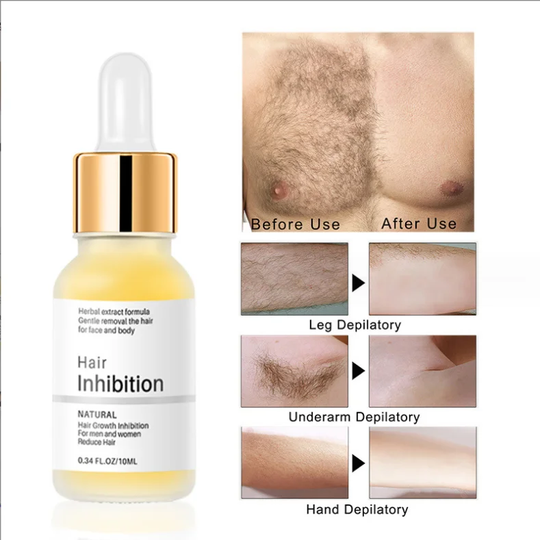 Permanent Hair inhibition Serum Painless Hair Remover Armpit Legs Arms Hair Growth Inhibitor Depilatory Body Cream Skin Care