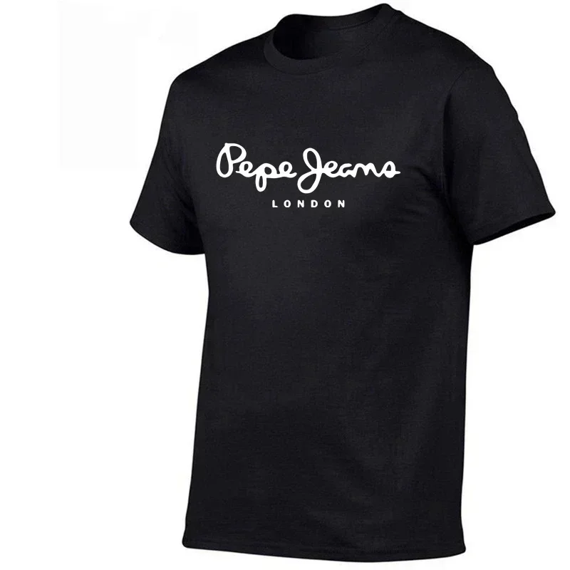 Summer Trendy High Quality Versatile Fashion T-shirt Men Women Plus Size Casual Fashion Letter Print Round Neck Short Sleeve Tee