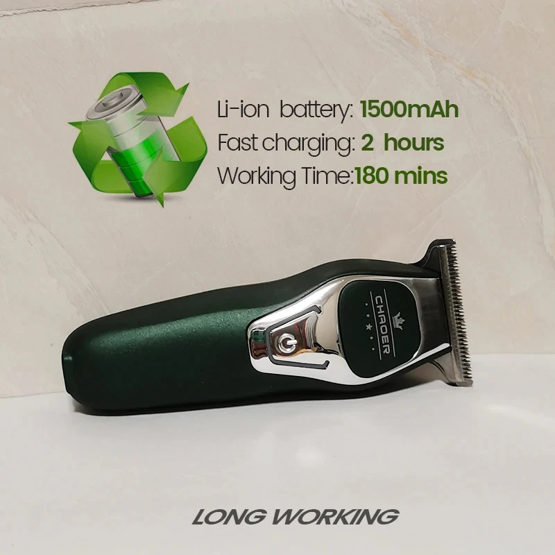 Professional Hair Clipper for Barber Salon Men Shaver Electric Beard Trimmer T Blade 0 MM Cordless Hair Cutter Haircut Machine image 4