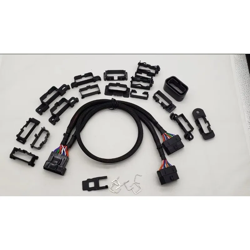 Picture 3: Universal Harness Kit OBD T CABLE with 15 Mounting Brackets