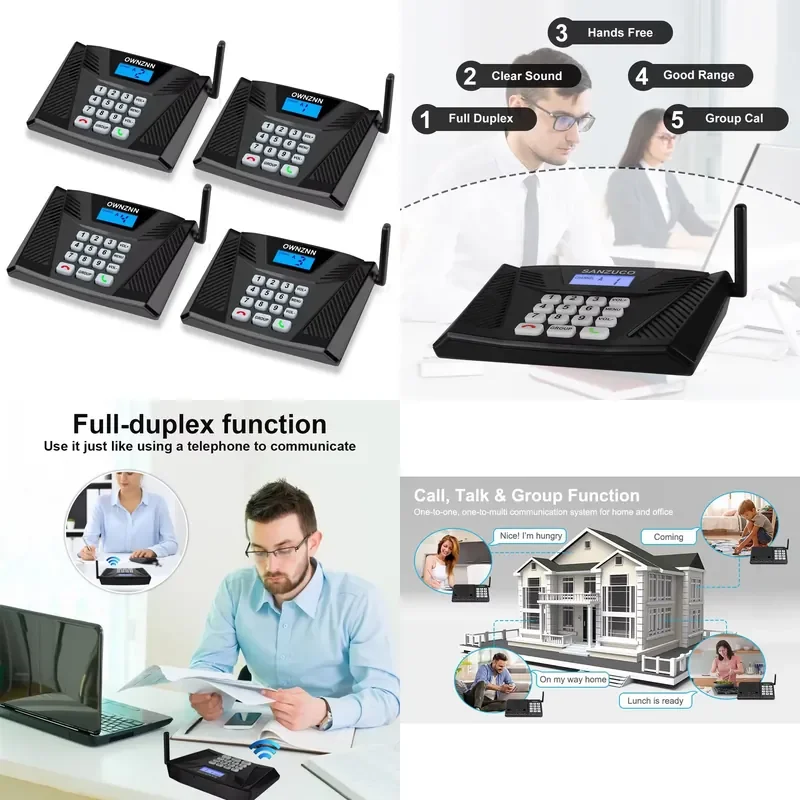 Communication equipment Handheld digital radio Long tone full duplex family hotel wireless system