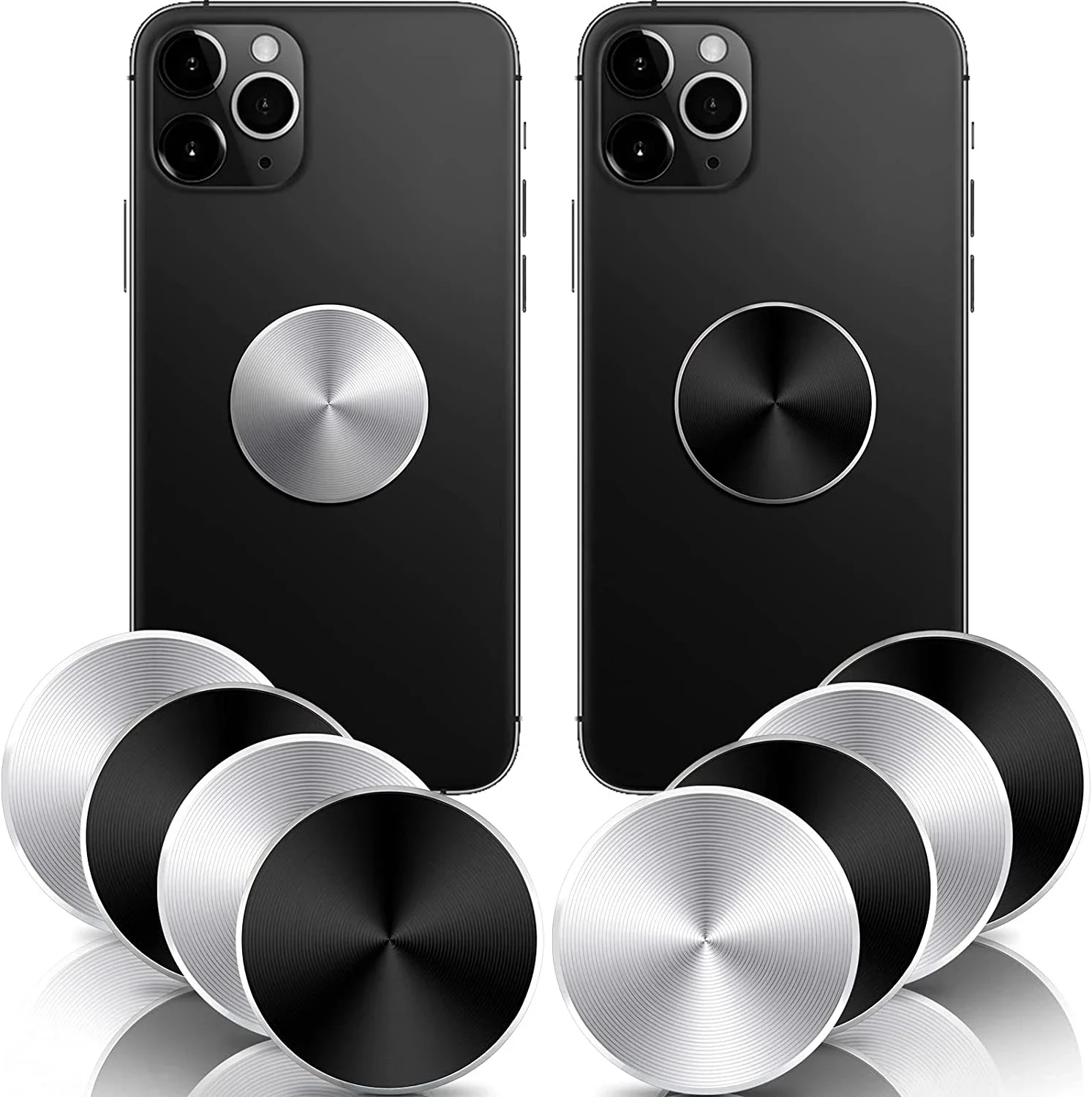 

Магнитная деталь для магнитного автомобильного держателя телефона, универсальный сильный магнит, железный лист, наклейка для телефона, крепление-подставка