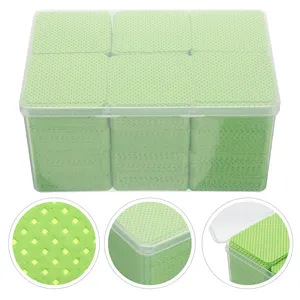 1080Pcs Lint Free Cotton Nail Wipes Absorbent Pads Eyelash Glue Remover Nail Polish Removal Cleaning Cotton Pads for Home Salon