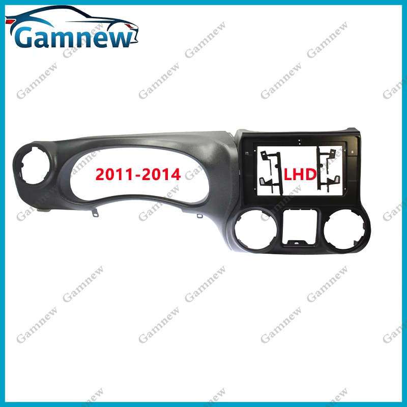 10 Inch Car Fascia Frame Adapter Android Radio Dash Fitting Panel Kit For Jeep Wrangler 2011-2017