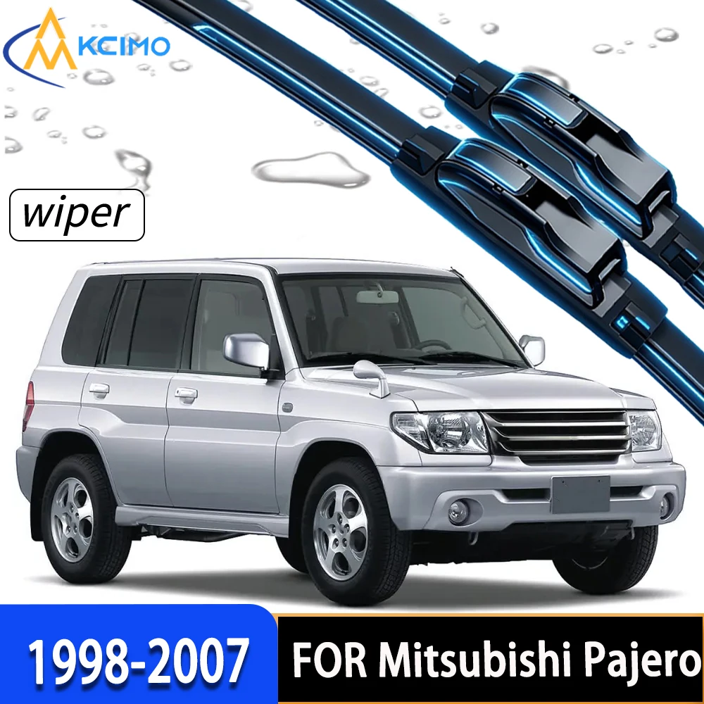 

Long Service Life Car Wiper Blades, Clear Vision Design, Direct Fit for Mitsubishi Pajero iO 1998-2007 Vehicles