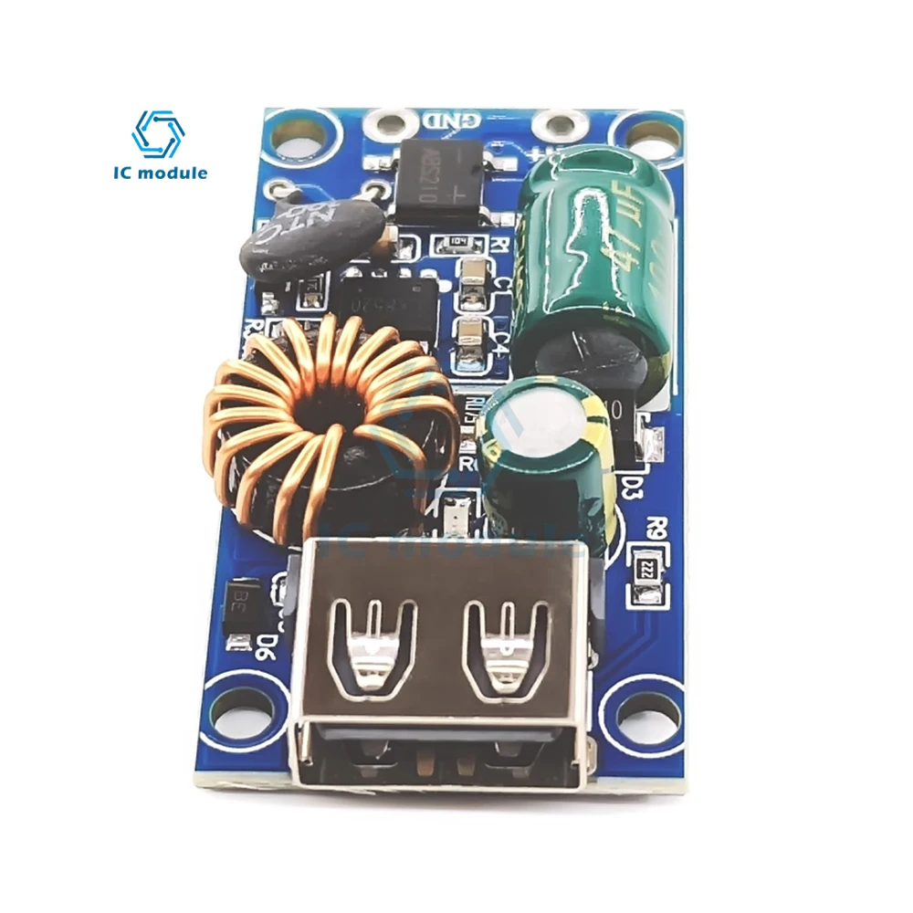 5V2AUSB electric vehicle mobile phone charging module mobile Phone Charge Adapter Step Down Buck Boost Module