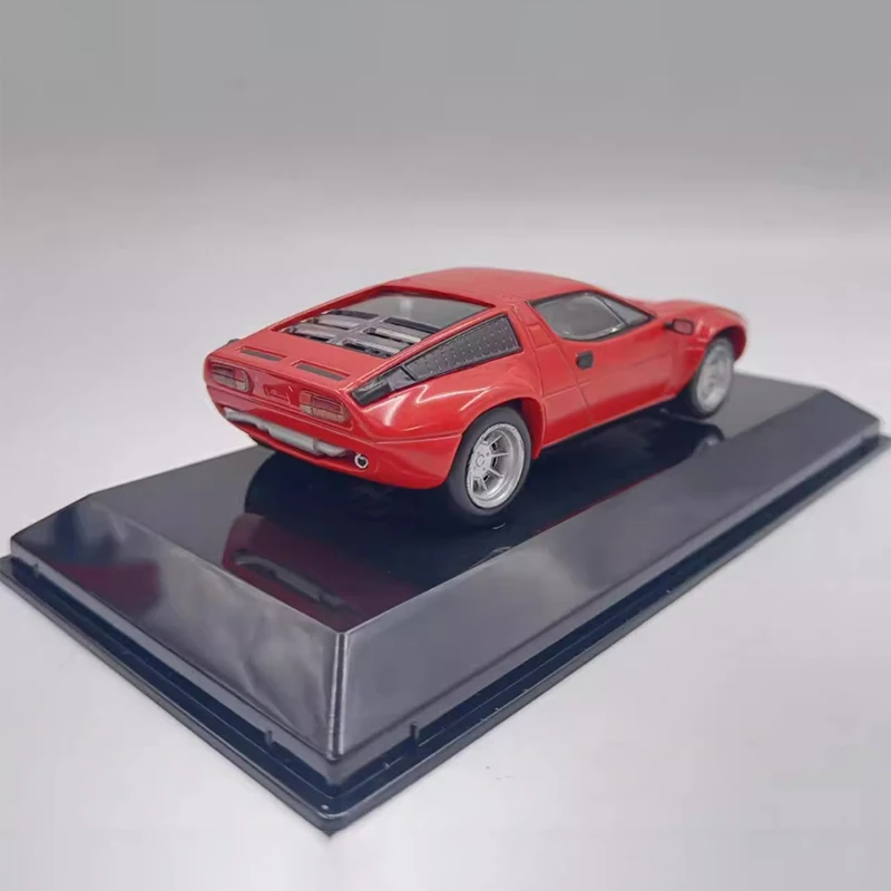 Diecast Original 1:43 Scale Bora Gruppo 4-1973 Alloy Simulation Car Model Collection Decoration Toy Gift Souvenir Display