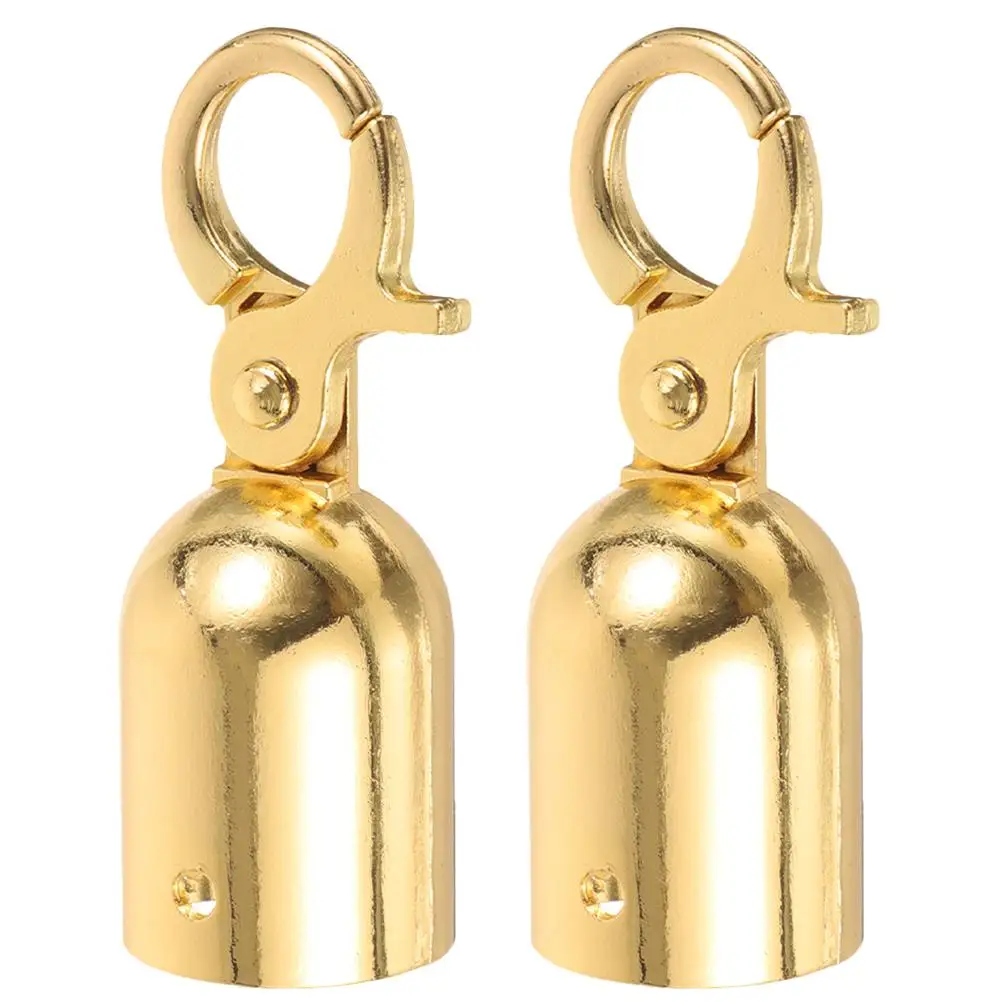 

Rope End Stop Hook Handrail Cap Secure Spring Cord Fixer Stainless Steel Fixing Clips Stopper Pull Ends