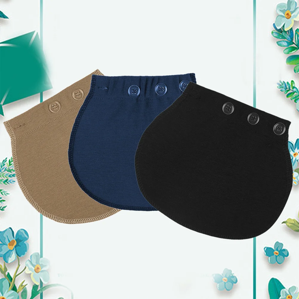 

3pcs Waist Extender Button Expanders For Maternity Jeans Pants Adjustable Waistband Repair Patch Durable Elastic Buckle Tool