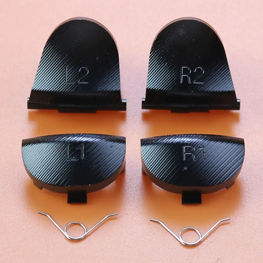 Цветная алюминиевая металлическая кнопка-триггер JCD R1 L1 R2 L2 для PS4 2,0 JDM-001 JDM-011, аксессуары для игровых контроллеров