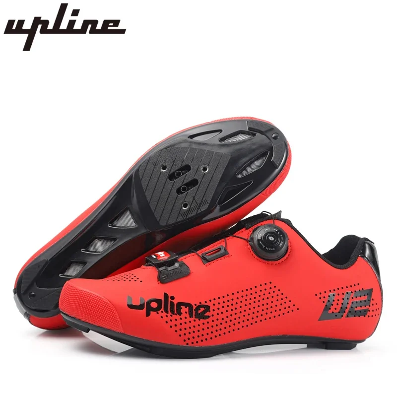 upline cycling shoes men professional road bike shoes cleats cycling sneaker ultralight fiberglass sole comfortable breathable