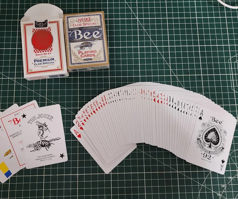 1 Deck USA Original Bee Playing Cards NO.92 Club Poker Card Games Entertainment