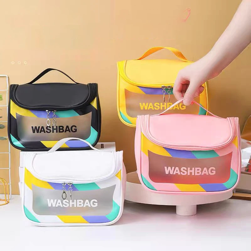 Stylish Waterproof Toiletry Bag - Perfect For Organizing Cosmetics And Accessories, Adding Fashionable Touch To Your Travels