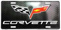 Hangtime Corvette Novelty Front License Plate 6x12 Metal Car Tag