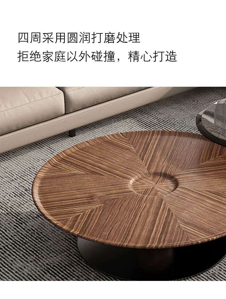 Minimalist rock slab coffee table modern style living room home creative personality small coffee table