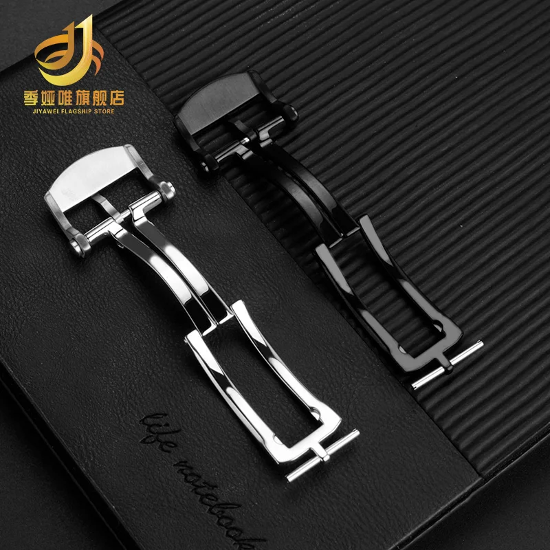 For Breitling Buckle silicone/leather strap buckle Replace Fine Steel clasp accessory breitling Stainless Steel Folding Buckle
