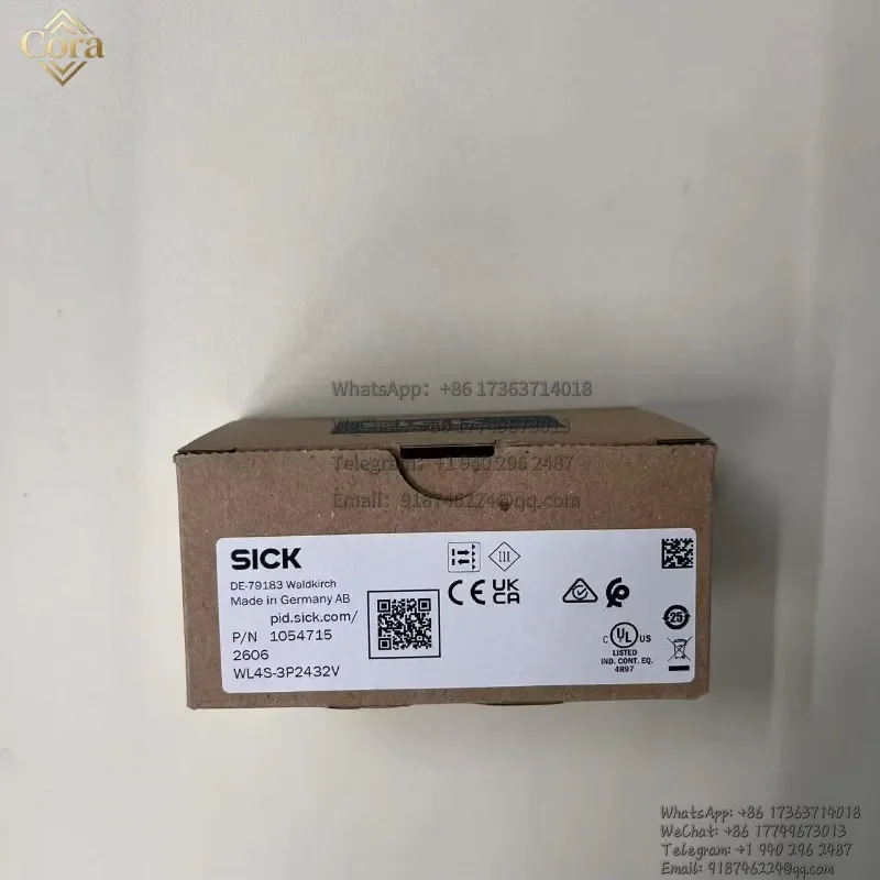 

SICK brand origianl WL4S-3P2432V part no.: 1054715 PHOTOELECTRIC SENSORS new in stock