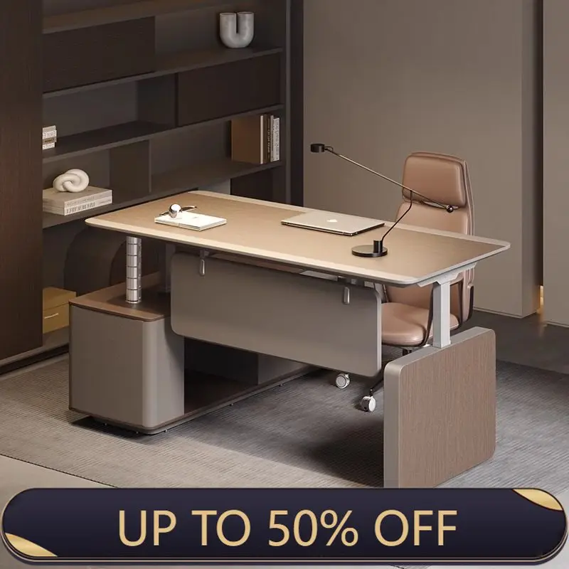 Aesthetic European Office Desk Organizers Crafts Standing Adjustable Office Desk Luxury Mesa Ordenador Commercial Furniture