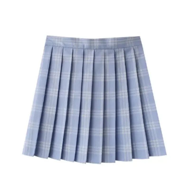 Summer Women High Waist Pleated Plaid Skirts Mini Tennis Skirt Harajuku JK Japanese School Uniform Short A-Line Mini Skirt Girl