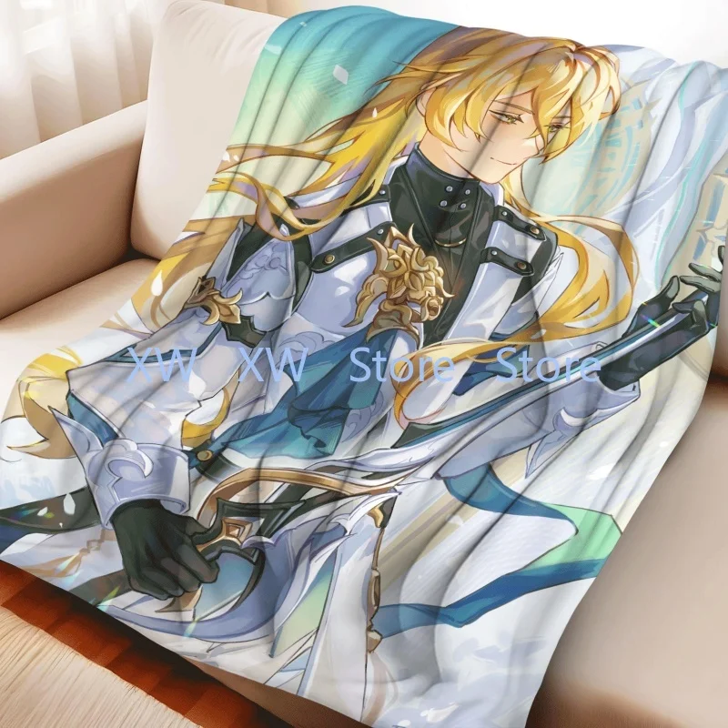 

Honkai Star Rail Luocha Blanket Soft Winter Decor Home Christmas Gift Holiday Season Warm Fuzzy Bedding Shaggy Plush Blanke