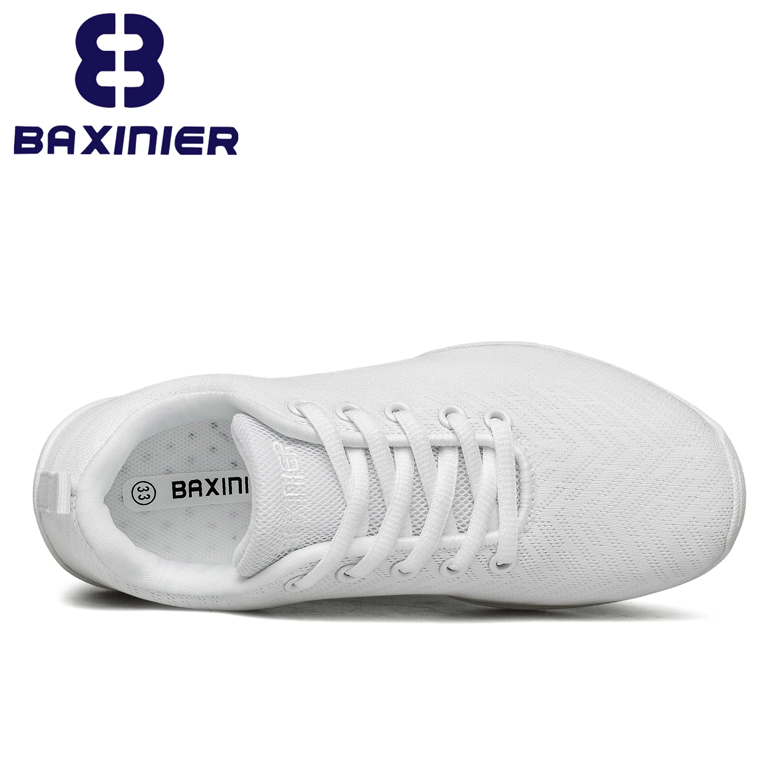 Girls White Cheerleading Shoes Lightweight Youth Cheer Competition Sneakers Kids Training Dance Tennis Walking Shoes