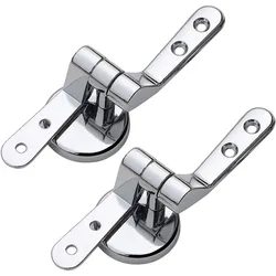 Zinc Alloy Toilet Seat Hinge Flush Toilet Cover Mounting Connector Toilet Lid Hinge Mounting Fittings Replacement Parts