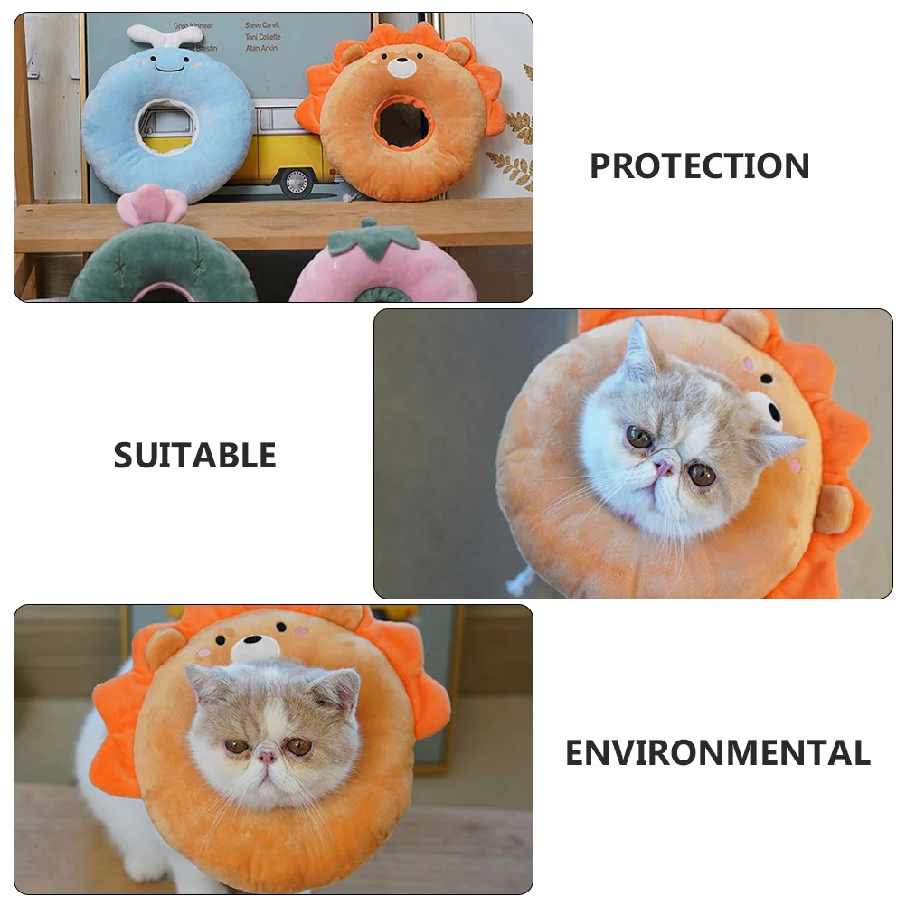 

1pc Cartoon High Quality Adjustable Anti-Licking Recovery For Cats Pet Protective Collar Dog Pet Supplies Collar