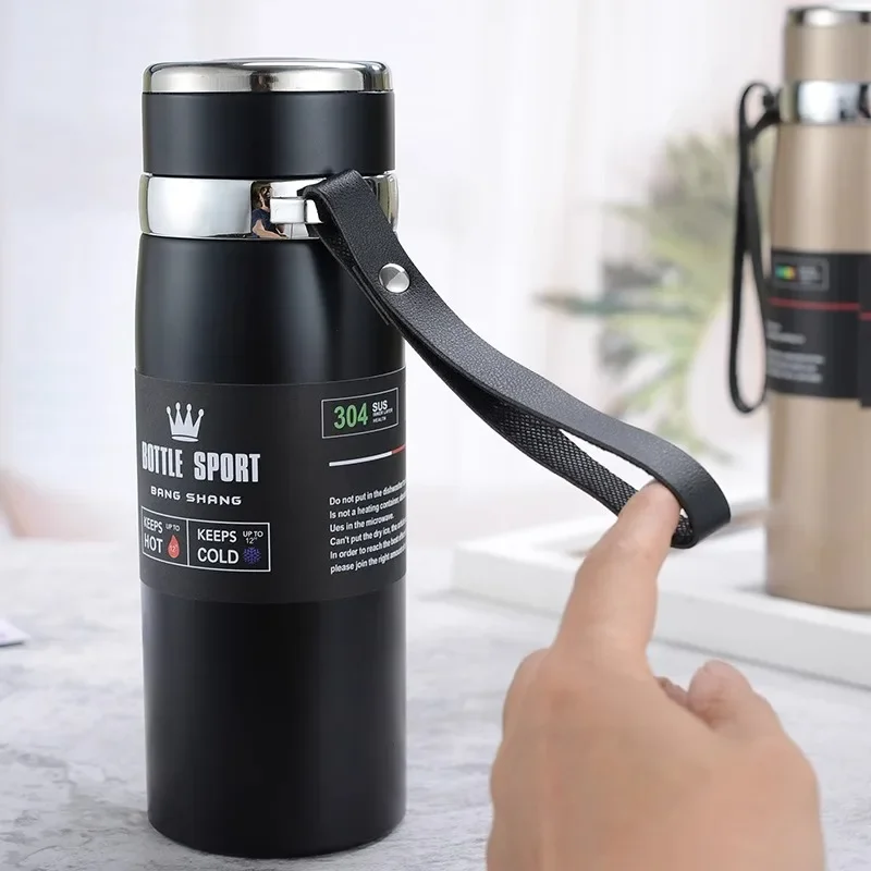 1L Thermal Water Bottle Keep Cold and Hot Water Bottle Thermos for Coffee Tea Water Vacuum Flasks Stainless Steel Thermos Bottle