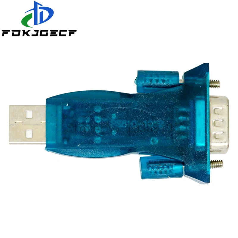 HL-340 USB إلى RS232 COM منفذ المسلسل المساعد الشخصي الرقمي 9 دبوس DB9 محول دعم Windows7-64